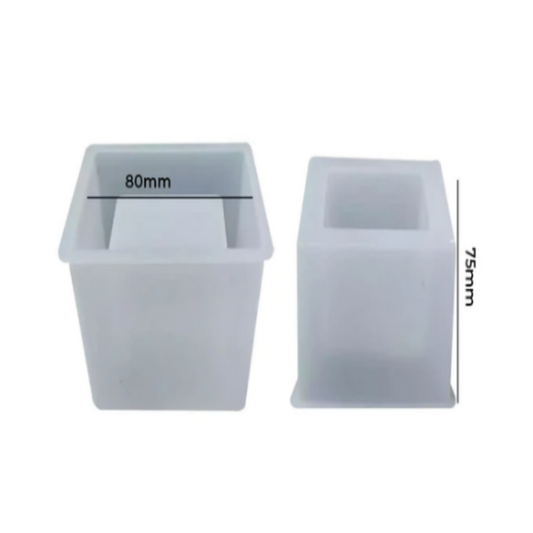 Buy Square Planter (Medium) Silicone Mould (Epoxy Resin / Terrazzo / Concrete / Candle Holder) Online in India - The Art Connect