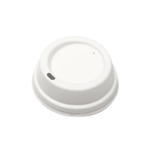 250ml Compostable Coffee Bagasse Cup Lid (Eco-Friendly, Sustainable, Biodegradable & Compostable)