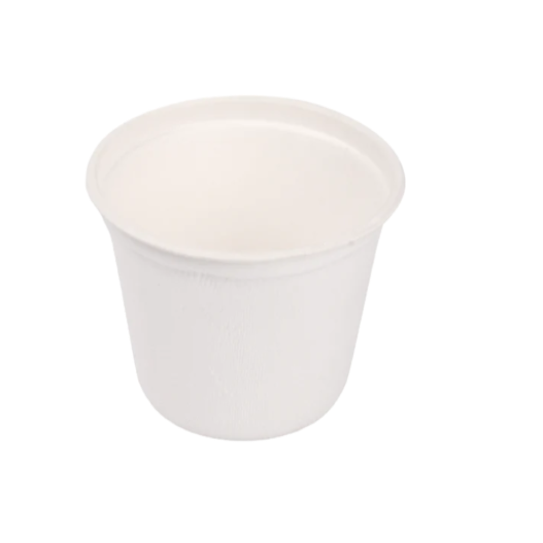 140ml Chai Bagasse Cup (Eco-Friendly, Sustainable, Biodegradable & Compostable)