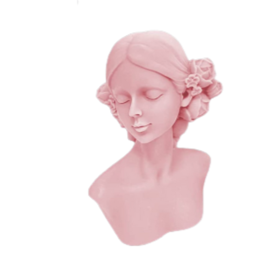Closed Girl Eyes Candle Silicone Mould
