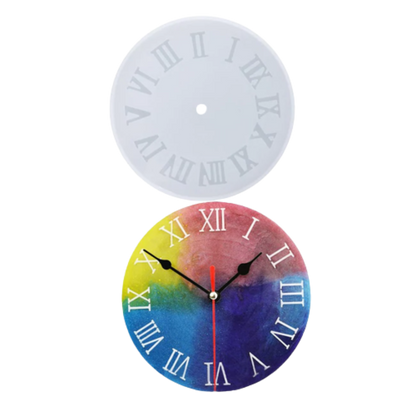 Buy MDF Roman Number Clock Mold Online in India - The Art Connect