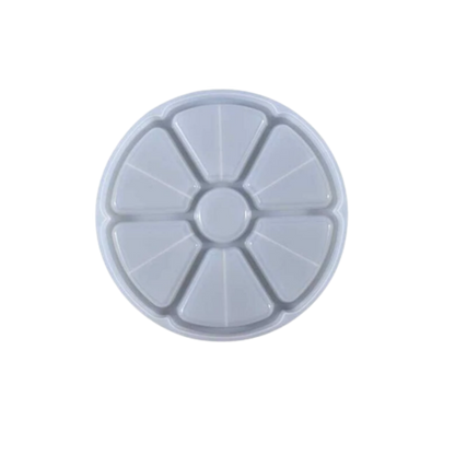 Buy MDF 7 Partion Round Mukhvas Tray Mould Online in India - The Art Connect