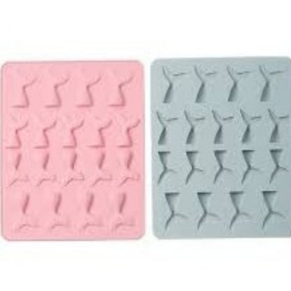 Small Fish Tail Silicone Mould-18 cavities