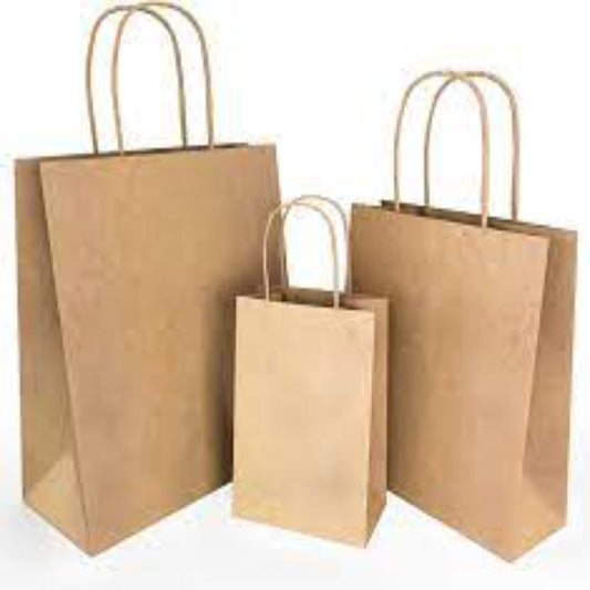 Buy Kraft Paper Bag / Takeaway Bag (13.5 Inches*9.5 Inches*4.5 Inches) Online in India - The Art Connect.