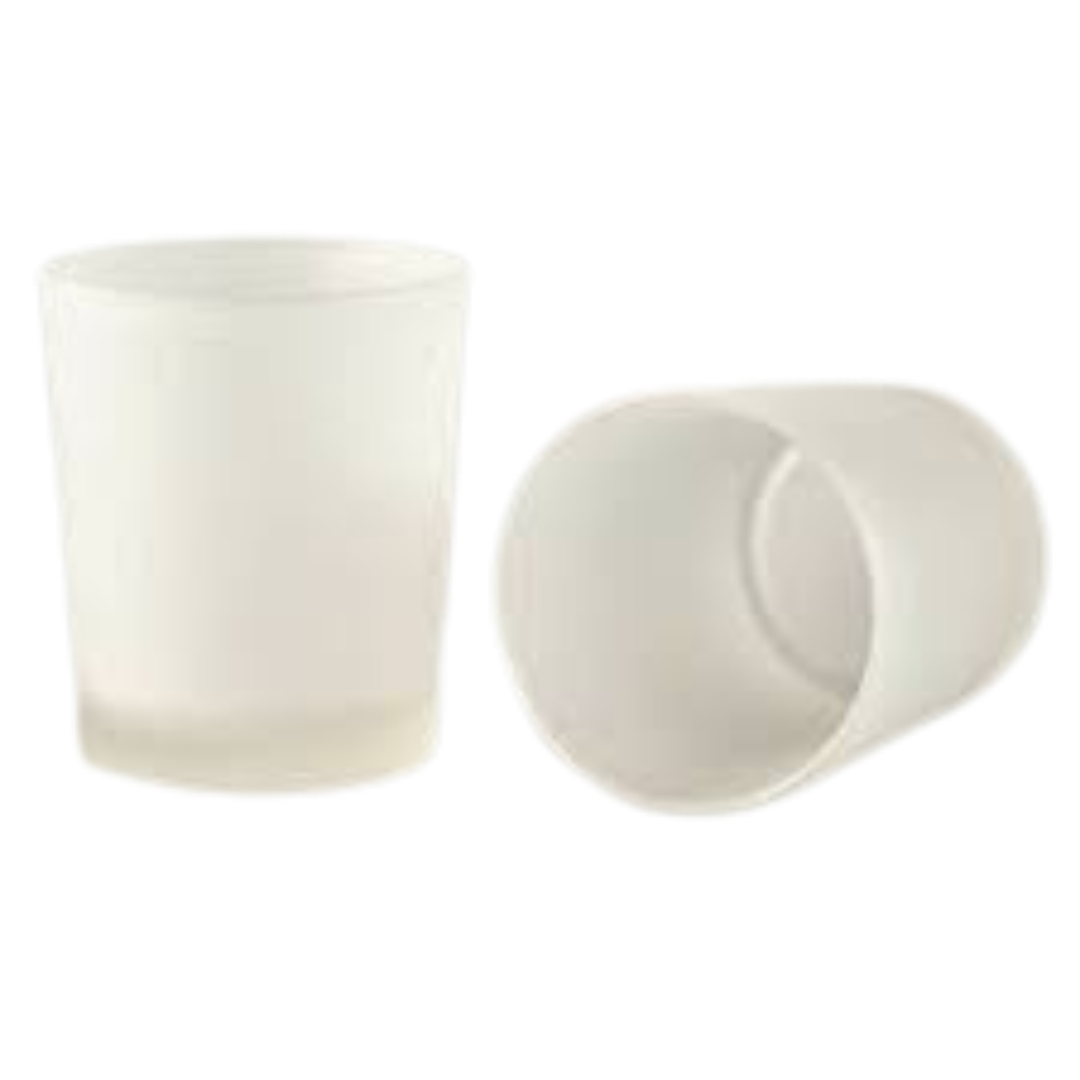 Buy Frosted Candle Votive Glass Holder/Container Online in India - The Art Connect