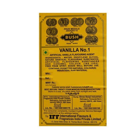 Buy IFF Bush (Flavour No.1) Vanilla- 500ml Online in India - The Art connect